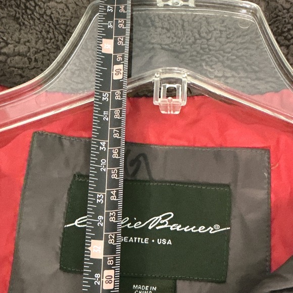 Eddie Bauer Women's Down Quilted Coat EB550 Fill Power Puffer Jacket Brown Small - Picture 9 of 11